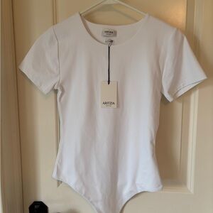 Aritzia Classic White Bodysuit